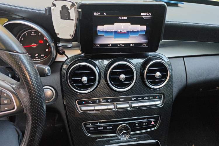 Used Mercedes-Benz C-Class 2017 C 200 L Sport Edition Audio And AC Panel