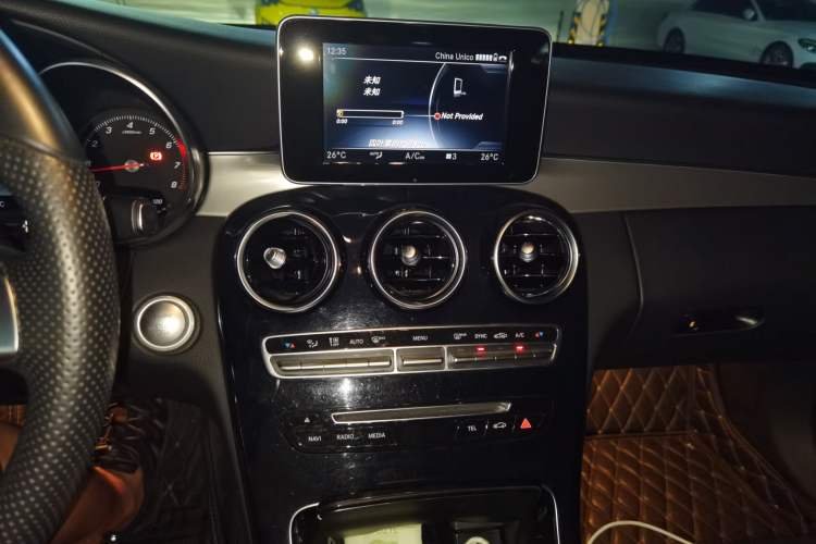 Used Mercedes-Benz C-Class 2017 Restyled C 200 Sport Edition Audio And AC Panel
