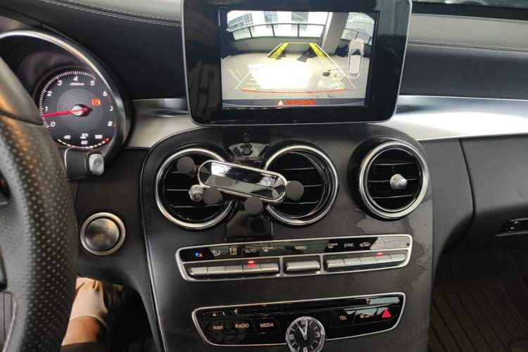 Used Mercedes-Benz C-Class 2017 C 180 L Sport Edition Audio And AC Panel