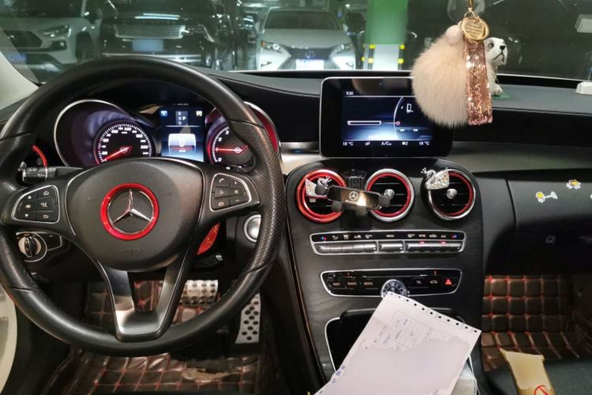 Used Mercedes-Benz C-Class 2017 Facelift C 200 L 4MATIC Sport Edition Center Console