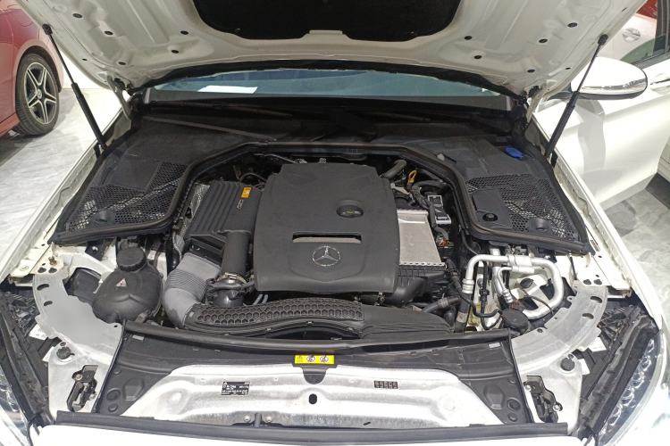 Used Mercedes-Benz C-Class 2017 Facelift C 200 L Sport Edition Engine Bay