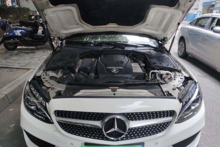 Used Mercedes-Benz C-Class 2017 C 200 4MATIC Coupe Engine Bay