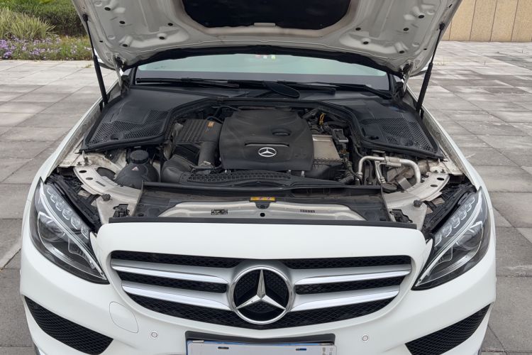 Used Mercedes-Benz C-Class 2017 Facelift C 200 L Sport Edition Engine Bay