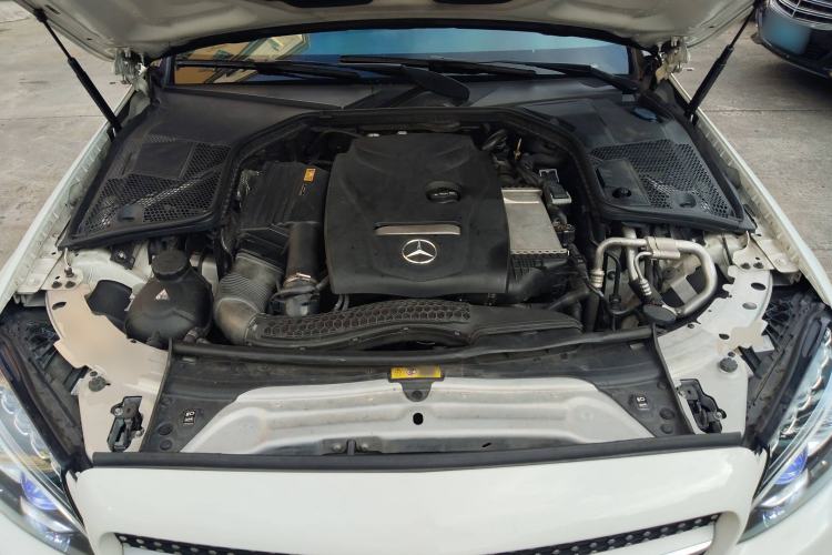 Used Mercedes-Benz C-Class 2017 Facelift C 300 Coupe Engine Bay
