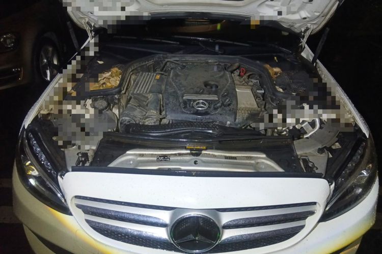 Used Mercedes-Benz C-Class 2017 Facelifted C 180 L Stylish Edition Engine Bay