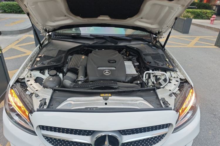 Used Mercedes-Benz C-Class 2017 Facelift C 200 Coupe Engine Bay