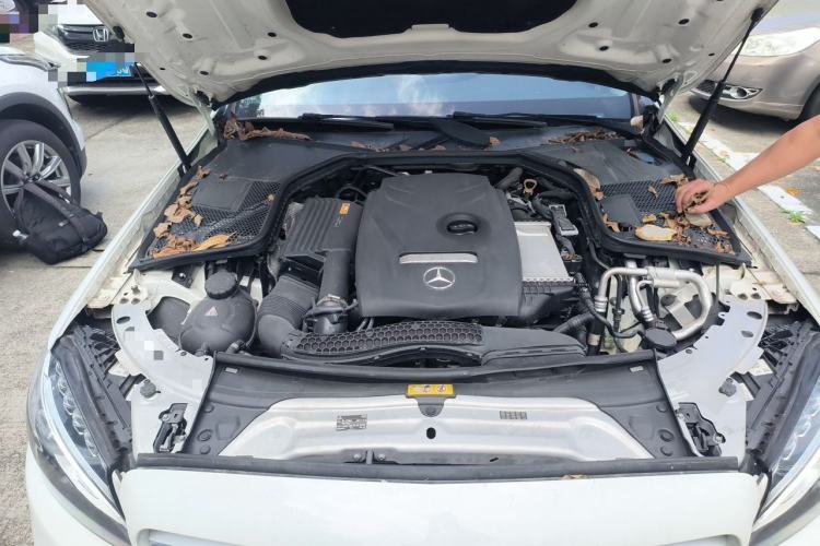 Used Mercedes-Benz C-Class 2017 Facelift C 200 L Sport Edition Engine Bay