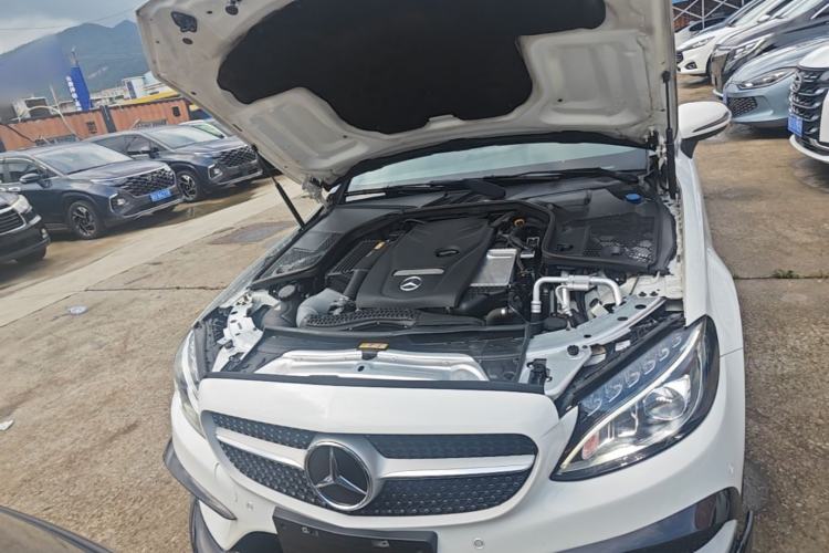Used Mercedes-Benz C-Class 2017 C 200 Coupe Engine Bay