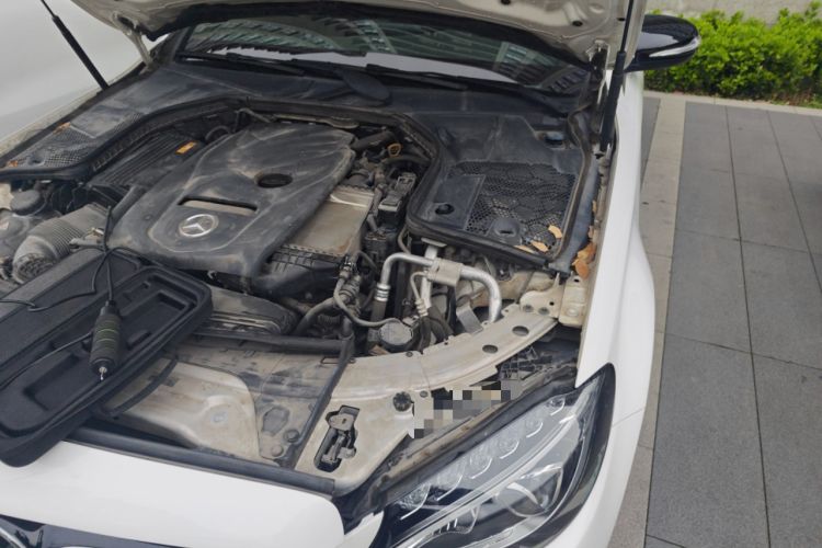 Used Mercedes-Benz C-Class 2017 C 200 Sport Edition Engine Bay Left