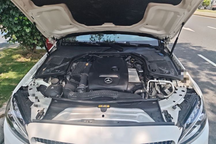 Used Mercedes-Benz C-Class 2017 Facelift C 200 Coupe Engine Bay
