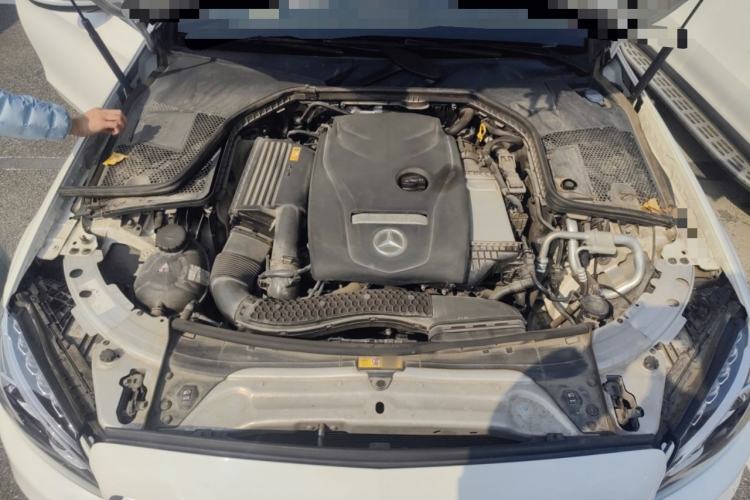 Used Mercedes-Benz C-Class 2017 Facelift C 200 L 4MATIC Sport Edition Engine Bay