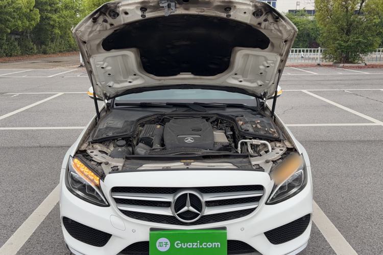 Used Mercedes-Benz C-Class 2017 Facelift C 200 L Sport Edition Engine Bay