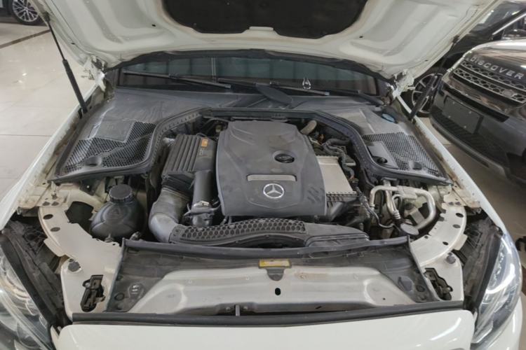 Used Mercedes-Benz C-Class 2017 C 200 4MATIC Coupe Engine Bay