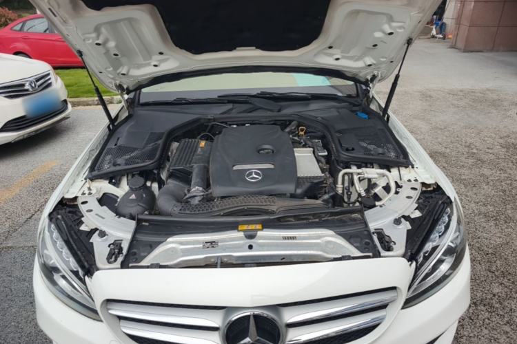 Used Mercedes-Benz C-Class 2017 Facelift C 200 L Sport Edition Engine Bay