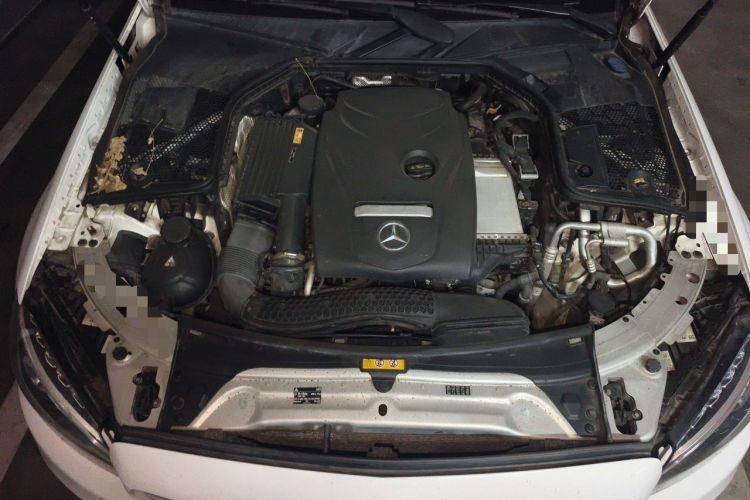 Used Mercedes-Benz C-Class 2017 C 200 L Engine Bay