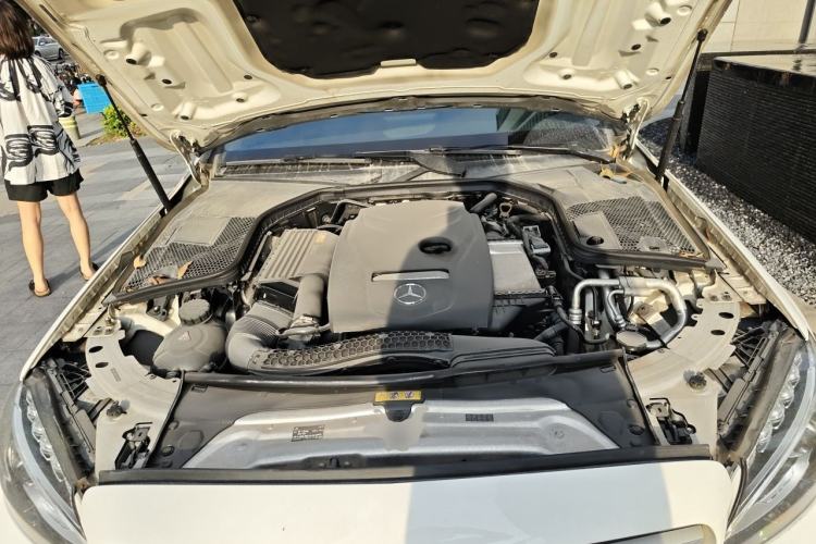 Used Mercedes-Benz C-Class 2017 Facelift C 200 L Sport Edition Engine Bay