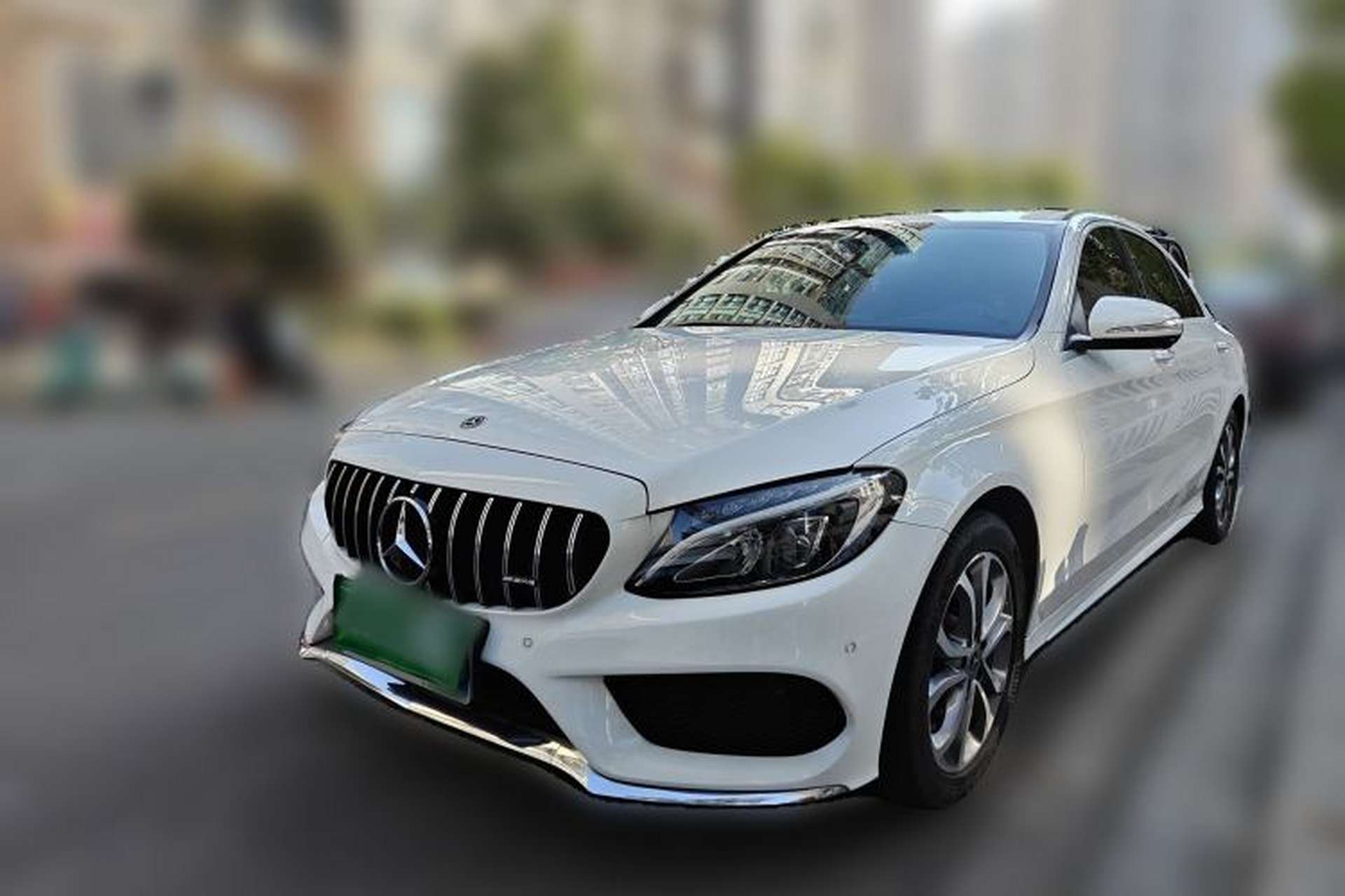 Used Mercedes-Benz C-Class 2017 Restyled C 180 L Fashion Edition Sport Version Front Left 45 Deg