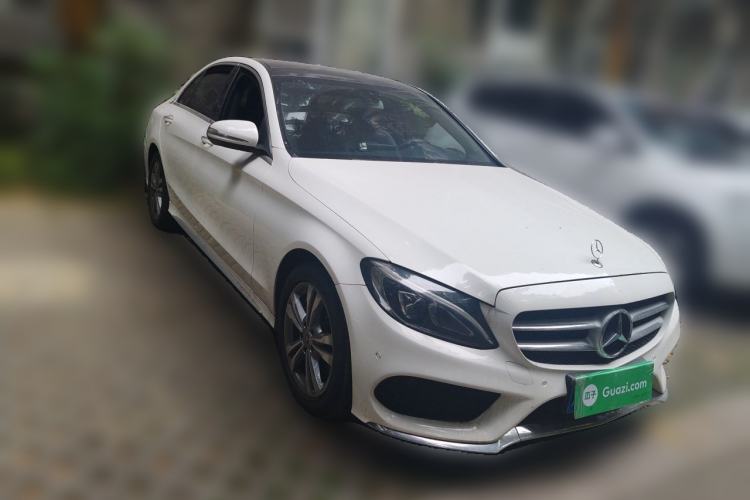 Used Mercedes-Benz C-Class 2017 C 200 L Sport Edition Front Right 45 Deg