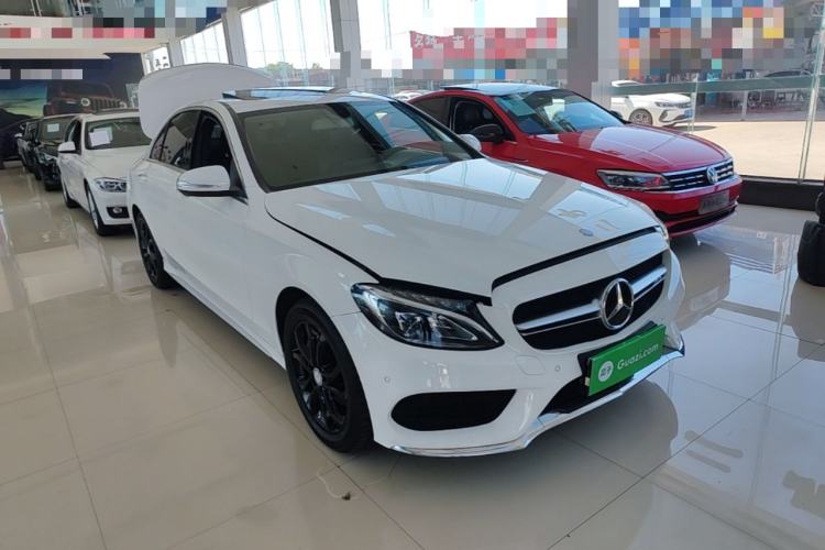 Used Mercedes-Benz C-Class 2017 C 180 L Sport Edition Front Right 45 Deg