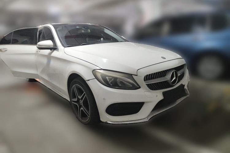Used Mercedes-Benz C-Class 2017 C 200 L Sport Edition Front Right 45 Deg