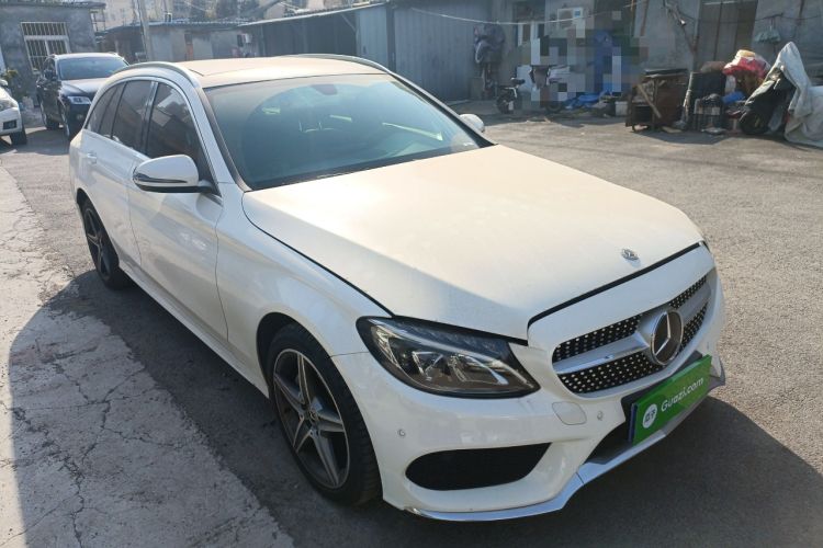 Used Mercedes-Benz C-Class 2017 Facelift C 200 Station Wagon Front Right 45 Deg
