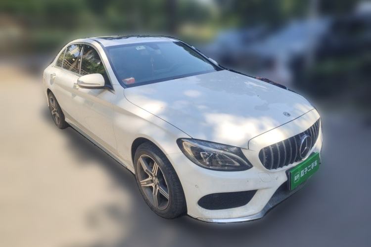 Used Mercedes-Benz C-Class 2017 Facelifted C 180 L Stylish Edition Front Right 45 Deg