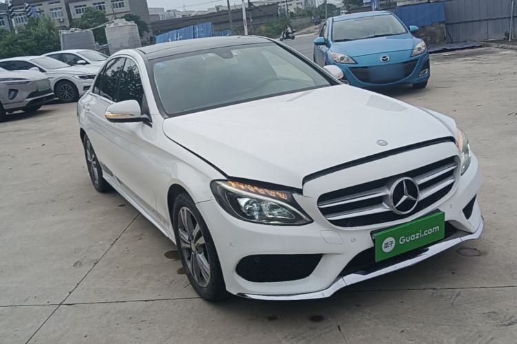 Used Mercedes-Benz C-Class 2017 C 200 L Sport Edition Front Right 45 Deg