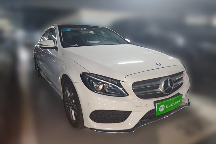 Used Mercedes-Benz C-Class 2017 C 200 L Sport Edition Front Right 45 Deg