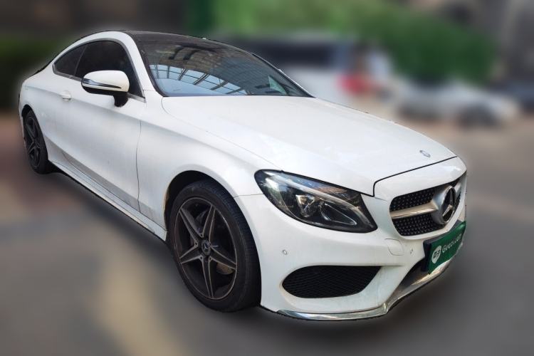 Used Mercedes-Benz C-Class 2017 C 200 Coupe Front Right 45 Deg