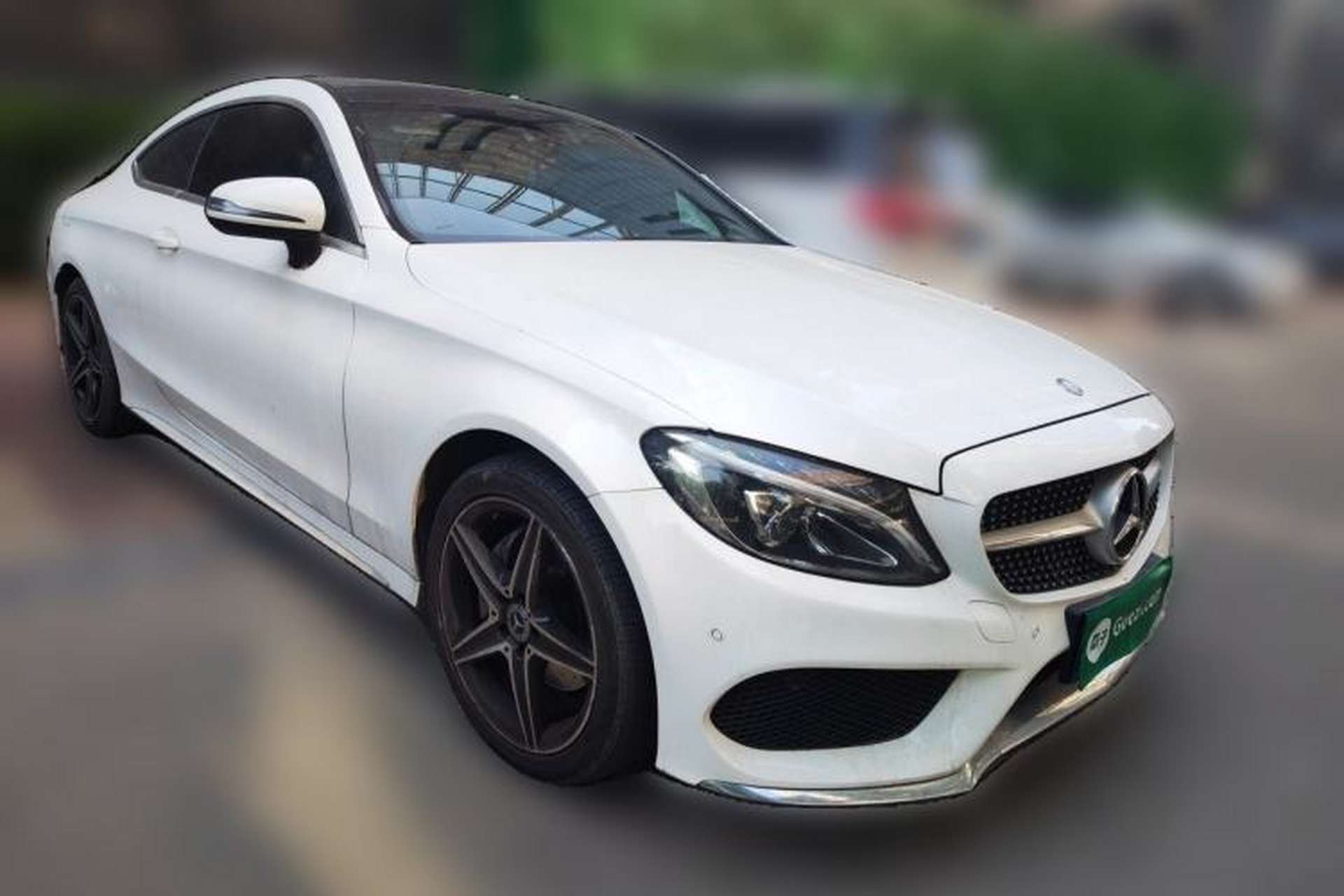 Used Mercedes-Benz C-Class 2017 C 200 Coupe Front Right 45 Deg