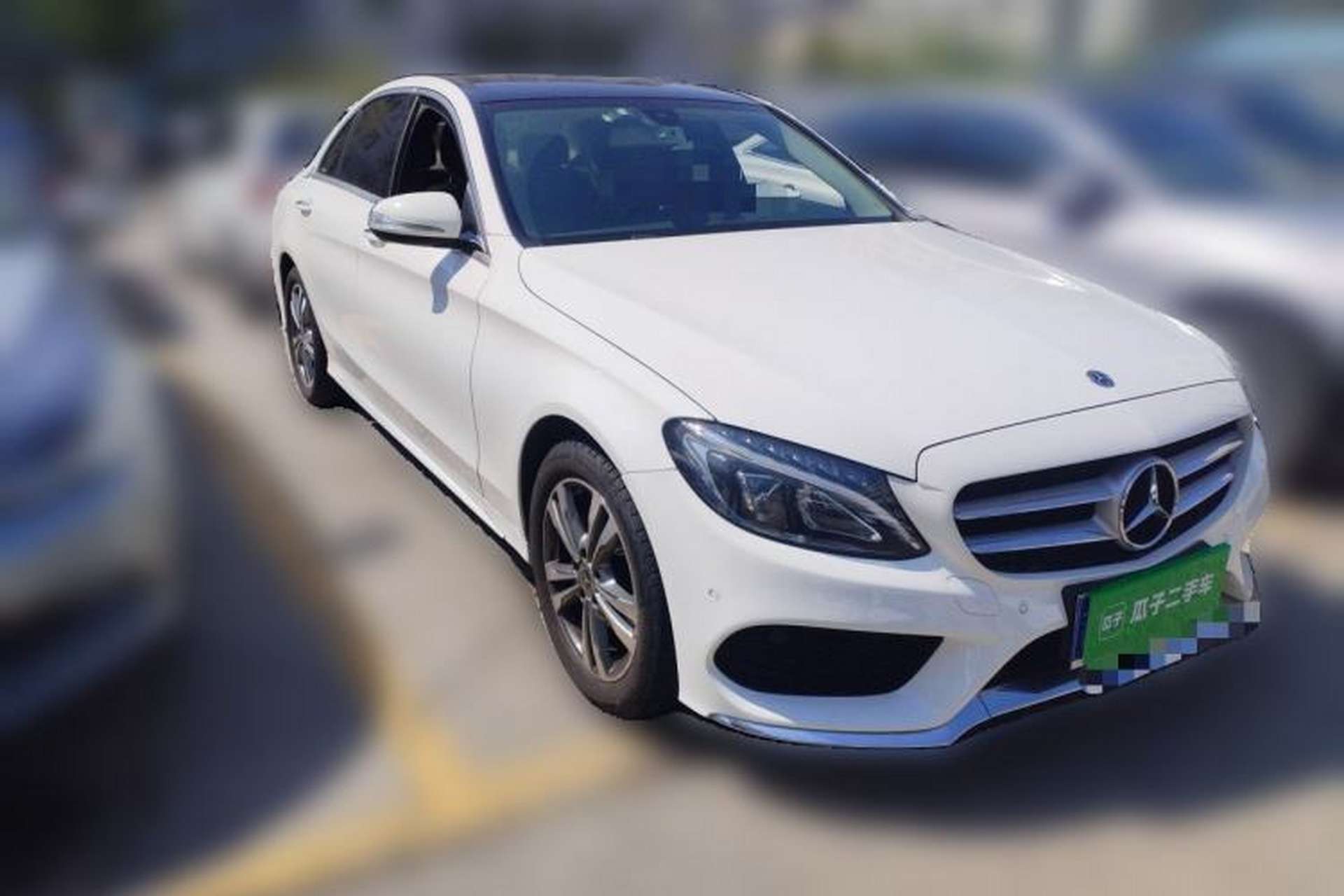 Used Mercedes-Benz C-Class 2017 Facelift C 200 L Sport Edition Front Right 45 Deg