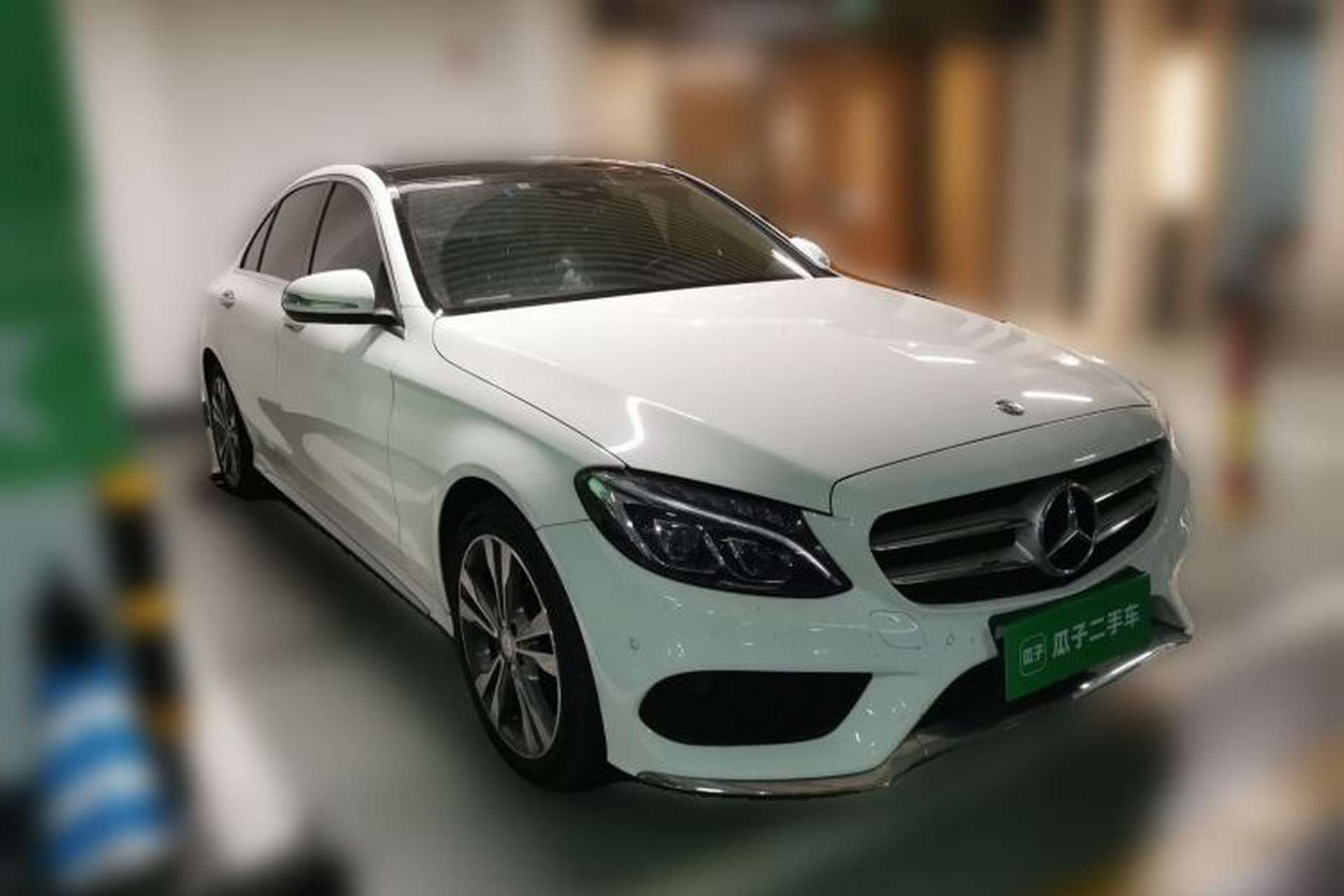 Used Mercedes-Benz C-Class 2017 Facelift C 200 L 4MATIC Sport Edition Front Right 45 Deg