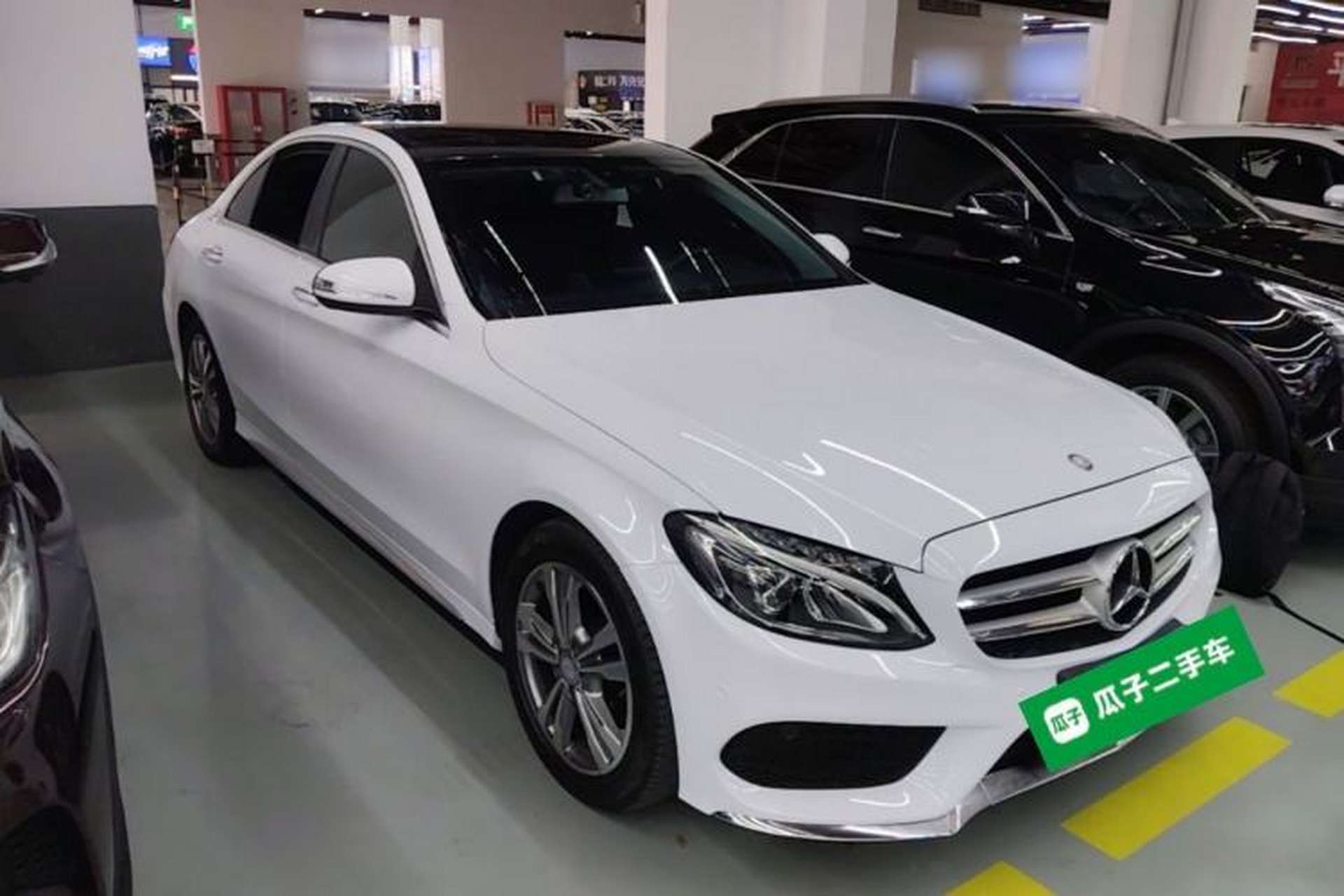 Used Mercedes-Benz C-Class 2017 C 200 L Sport Edition Front Right 45 Deg