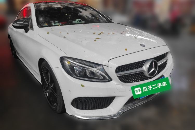 Used Mercedes-Benz C-Class 2017 Facelift C 200 Coupe Front Right 45 Deg