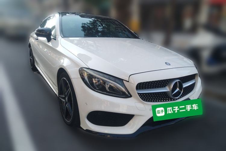 Used Mercedes-Benz C-Class 2017 C 200 Coupe Front Right 45 Deg