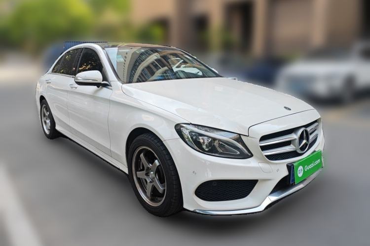Used Mercedes-Benz C-Class 2017 C 200 L Sport Edition Front Right 45 Deg