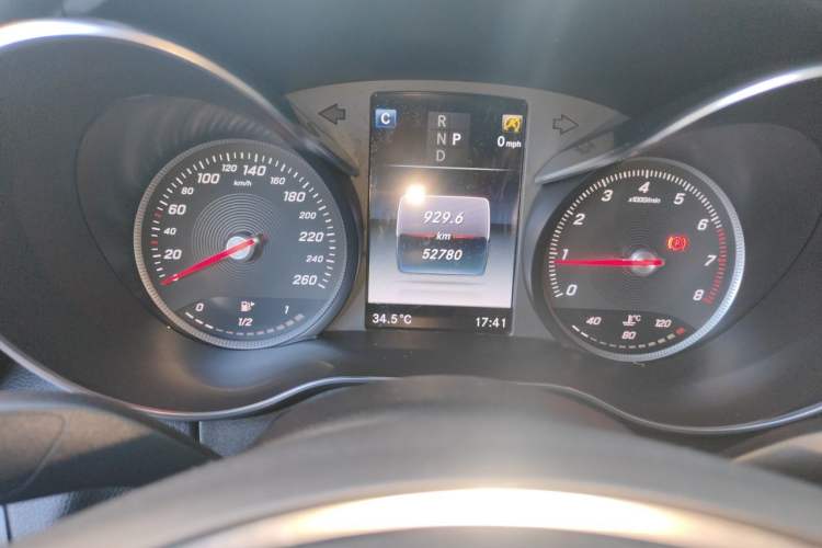Used Mercedes-Benz C-Class 2017 Restyled C 180 L Fashion Edition Sport Version Instrument Cluster