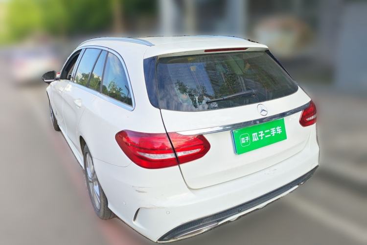 Used Mercedes-Benz C-Class 2017 C 180 Estate Rear Left 45 Deg