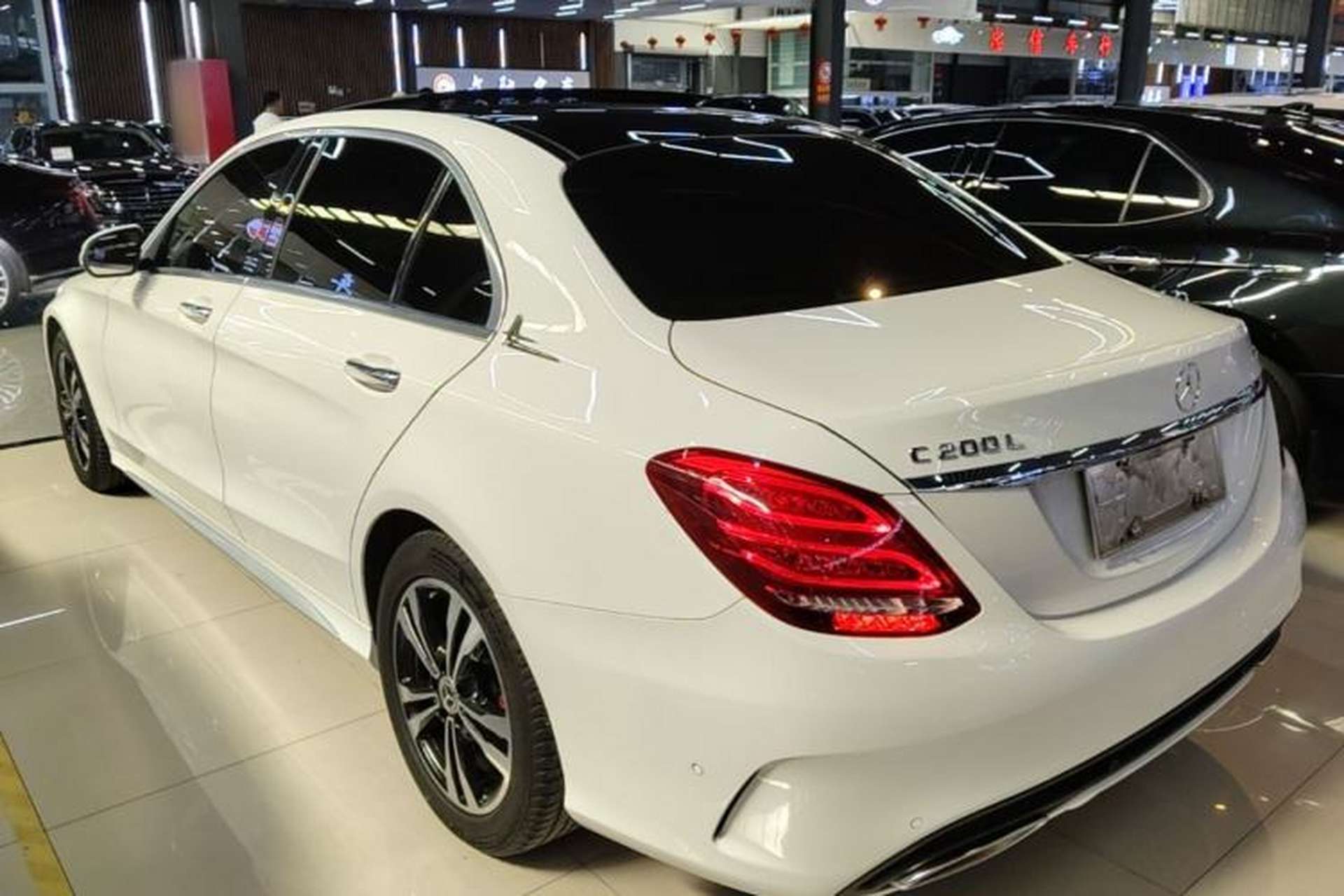 Used Mercedes-Benz C-Class 2017 C 200 L Sport Edition Rear Left 45 Deg