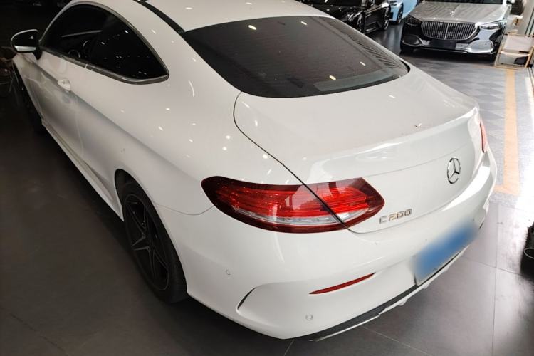 Used Mercedes-Benz C-Class 2017 Facelift C 200 Coupe Rear Left 45 Deg