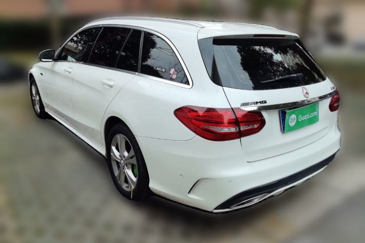 Used Mercedes-Benz C-Class 2017 C 180 Estate Rear Left 45 Deg
