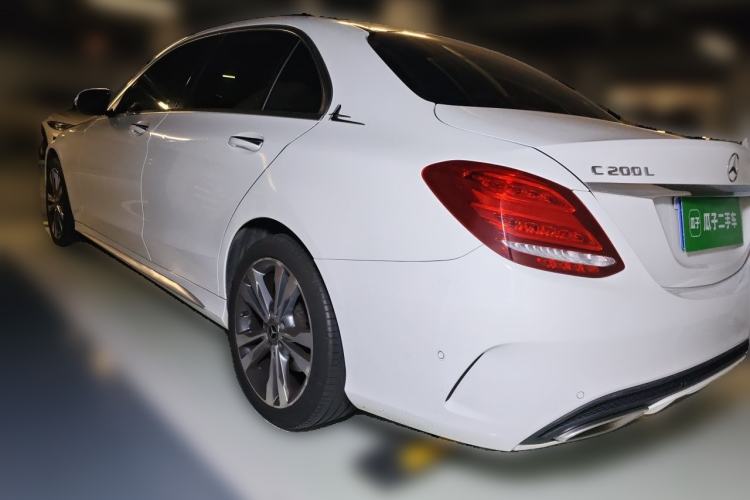 Used Mercedes-Benz C-Class 2017 Facelift C 200 L 4MATIC Sport Edition Rear Left 45 Deg