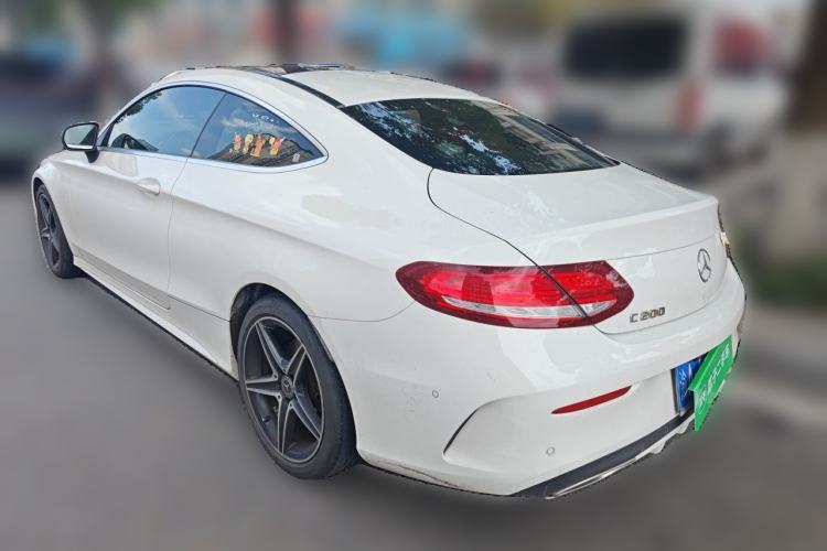 Used Mercedes-Benz C-Class 2017 Facelift C 200 Coupe Rear Left 45 Deg