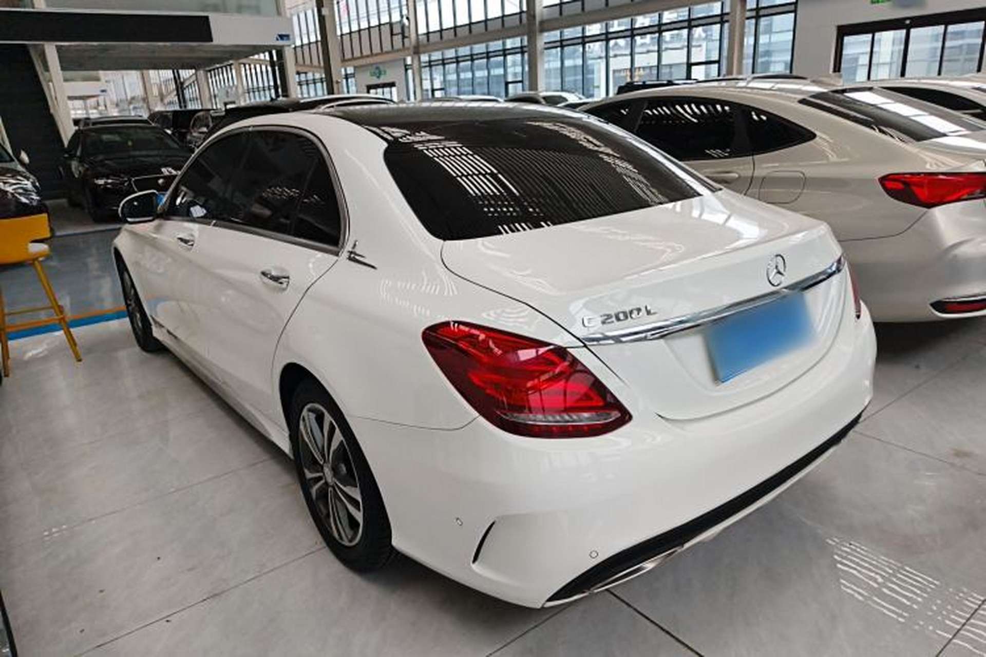 Used Mercedes-Benz C-Class 2017 C 200 L Sport Edition Rear Left 45 Deg