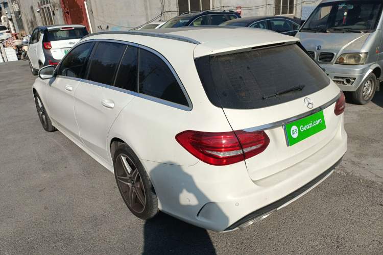 Used Mercedes-Benz C-Class 2017 Facelift C 200 Station Wagon Rear Left 45 Deg