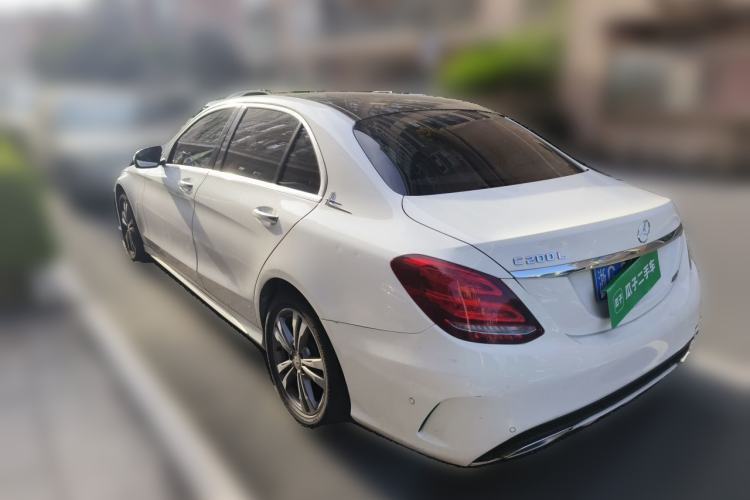 Used Mercedes-Benz C-Class 2017 C 200 L Sport Edition Rear Left 45 Deg
