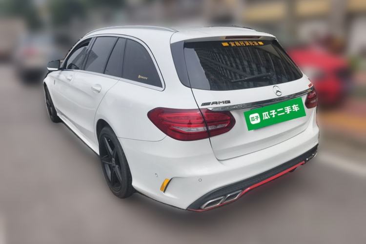 Used Mercedes-Benz C-Class 2017 Facelift C 200 Station Wagon Rear Left 45 Deg