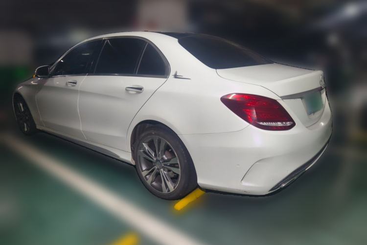 Used Mercedes-Benz C-Class 2017 C 200 L 4MATIC Sport Edition Rear Left 45 Deg