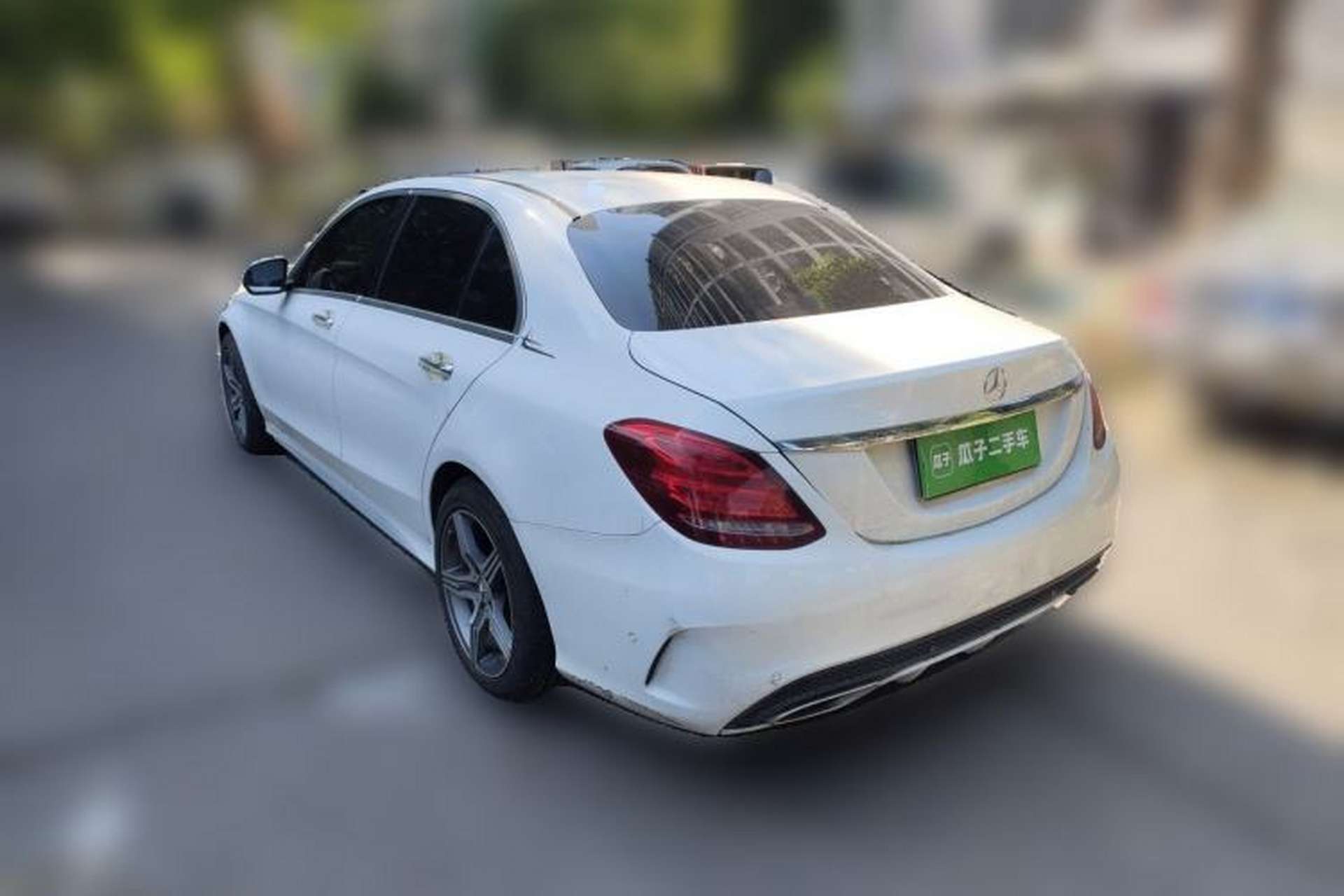 Used Mercedes-Benz C-Class 2017 Facelifted C 180 L Stylish Edition Rear Left 45 Deg
