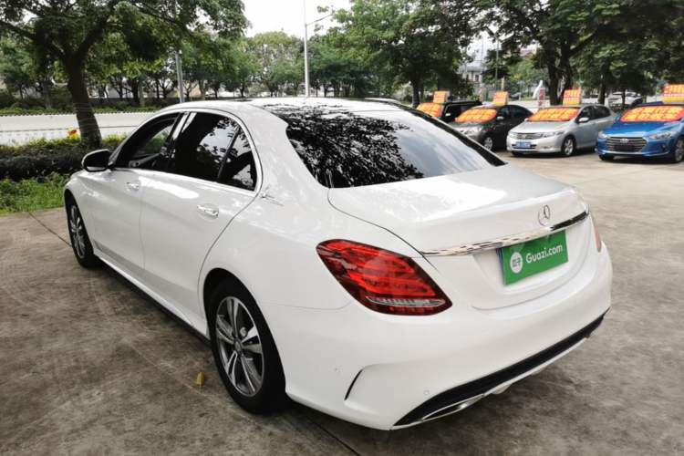 Used Mercedes-Benz C-Class 2017 C 200 L Sport Edition Rear Left 45 Deg